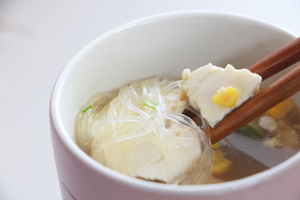 豆腐とスープ