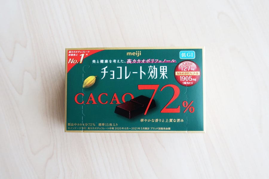 チョコレート効果72%